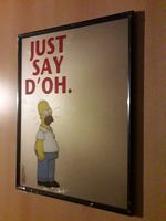 Homer Simpson spiegel 28 X 38 cm